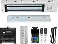 Door Access Control System Outswinging 600lbs Magnetic Lock Kit Build-in Alarm