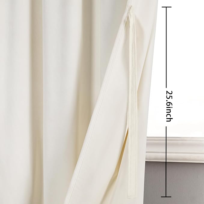 JIUZHEN Velvet Curtains for Bedroom