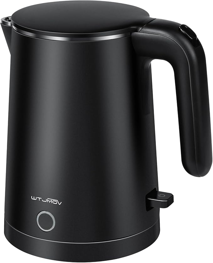 Electric Kettle Stainless Steel, 1.0L Small Water Boiler 1200W Fast Boiling