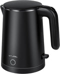 Electric Kettle Stainless Steel, 1.0L Small Water Boiler 1200W Fast Boiling