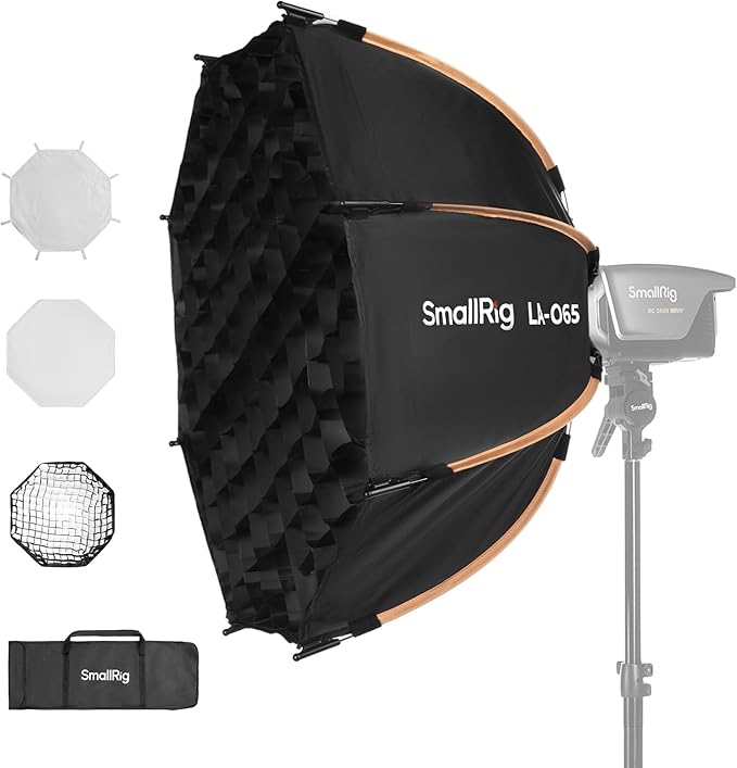 SmallRig LA-O65 Octagonal Softbox, 65cm/25.6in Quick Release Softbox