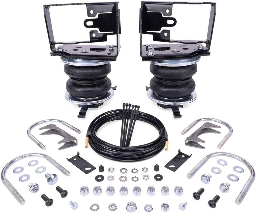 air lift 57386 loadlifter 5000 air spring suspension showing dimensions