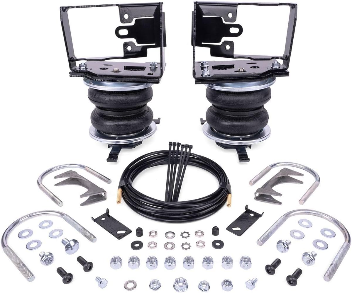 air lift 57386 loadlifter 5000 air spring suspension showing dimensions