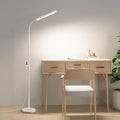 White LED Reading Floor Lamp, Bright 12W Dimmable Standing Light, Adjustable