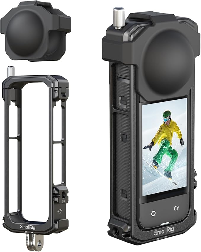 SMALLRIG Cage for Insta360 X4, Aluminum Protective Case for Insta 360 X4