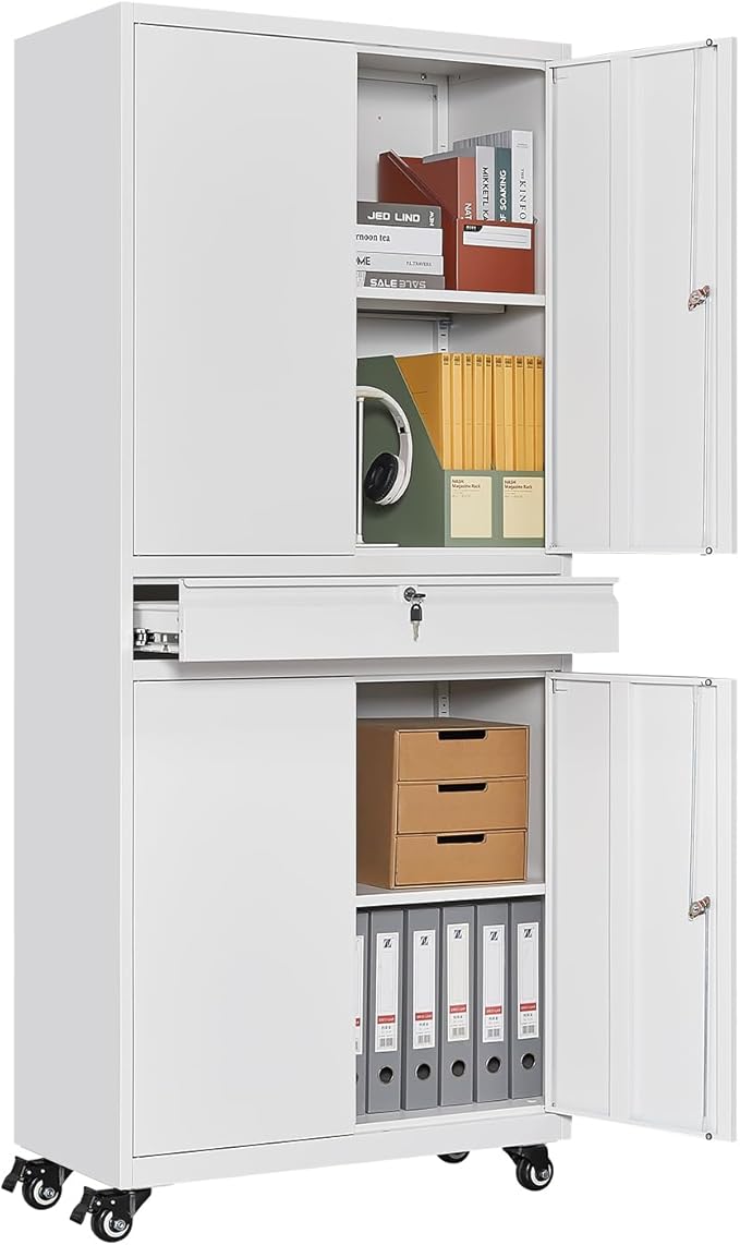 MIIIKO Metal Storage Cabinet