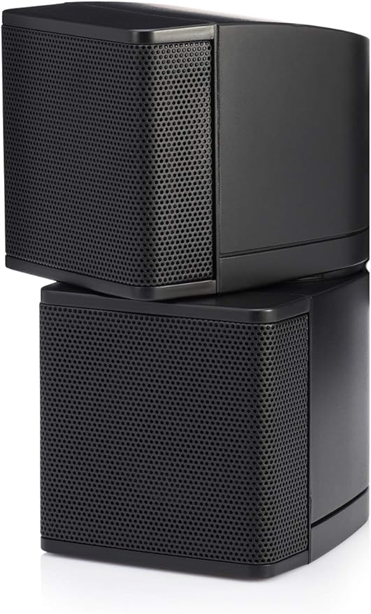 Pure Resonance Audio MC2.5B Dual 2.5” Swiveling Surround Sound Mini Cube Speaker