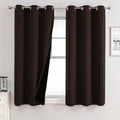 ChrisDowa 100% Blackout Curtains