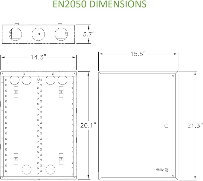On-Q 20" Structured Media Enclosure