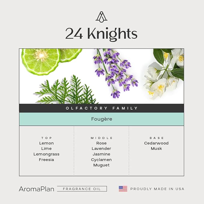 AromaPlan Hotel Scents 24 Knights 16 Fl Oz 2 Pack, Home Luxury Aroma & Hotel