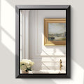 USHOWER 24x32 Bathroom Mirror, Beveled Aluminum Frame Wall Mirror, Rectangular
