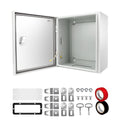 Outdoor Electrical Box, Steel Junction Box 24X16X10'', NEMA 4X Electrical