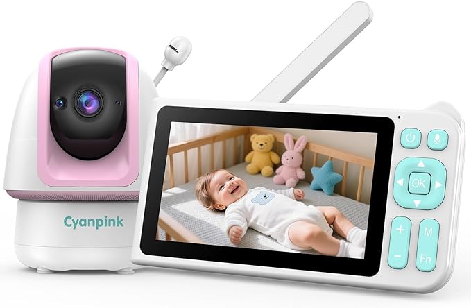 Video Baby Monitor, 2000ft Long Range, Enhanced Signal Stability, No WiFi