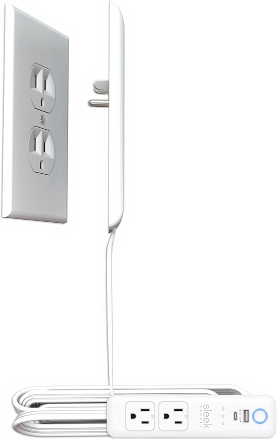 Smart Sleek Socket: Universal Outlet Concealer