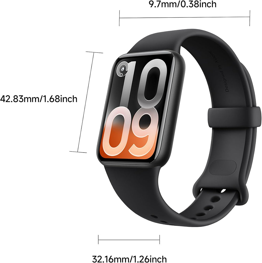 xiaomi smart band 10 pro amoled gps 21-day shown in use