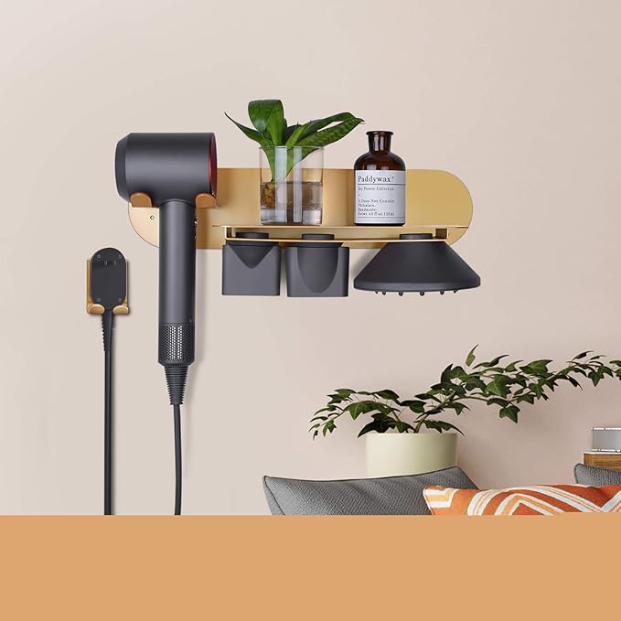 FLE Hair Dryer Holder Wall Mounted