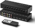 RuiPuo 8-Input to 1-HDMI-Output Converter Switchbetween Quick Different Sources