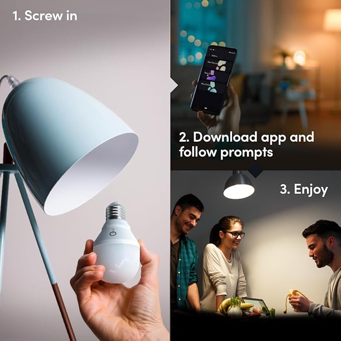 LIFX Starter Kit, Smart Color 800 Lumen Bulbs, Smart Switch Compatible