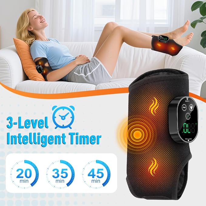 2-Pack Cordless Foot Massager for Neuropathy, Foot and Ankle Massager, Ankle