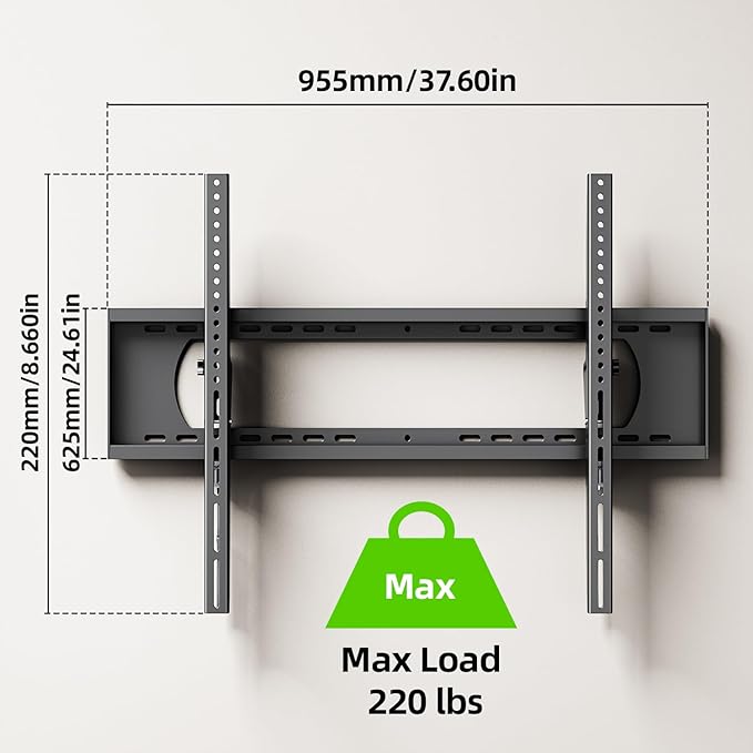 USX MOUNT Heavy Duty Tilting TV Wall Mount