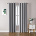 ChrisDowa Blackout Curtains 90 Inches Long 2 Panels Set
