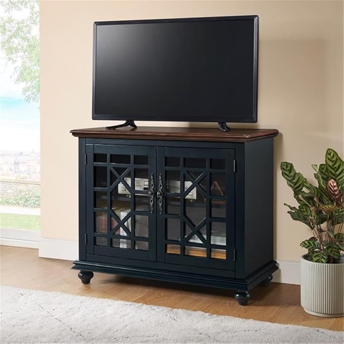Martin Svensson Home Elegant Small Spaces TV Stand Blue
