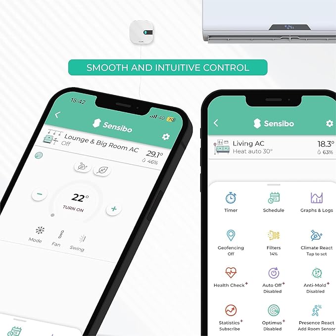 Sensibo Air - Smart Air Conditioner Controller. Apple HomeKit Certified.