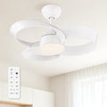 FANX 22 Inch Ceiling Fan with Light and Remote, Quiet DC Motor, Dimmable LED