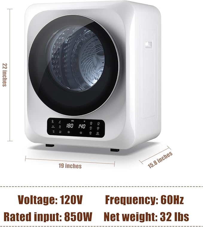 Auertech 1.8 CU. FT. Portable Dryers