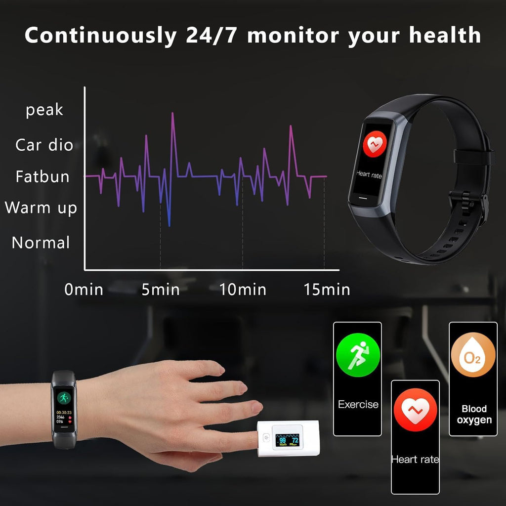 fitness tracker activity tracker smart watch 1.10''amoled touch, package contents