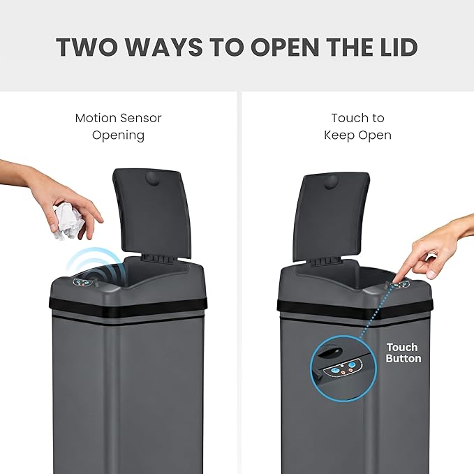 iTouchless 13 Gallon Kitchen Trash Can