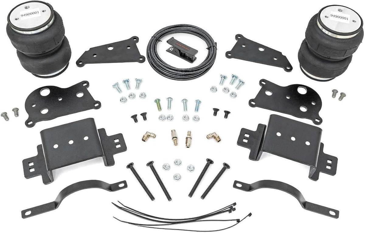 Rough Country Air Spring Kit for Ram 2500 (2014-2023) - Minimizes Trailer Sway, Prevents Bottoming Out