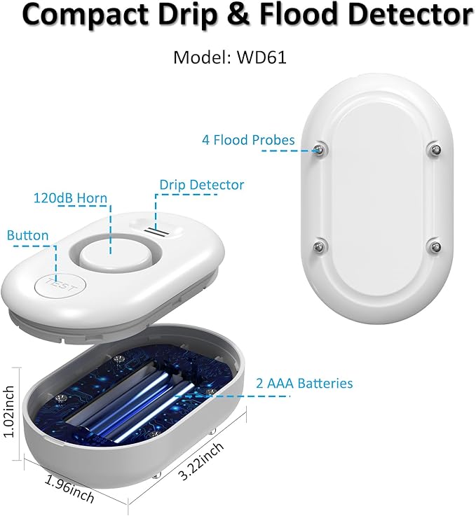 WiFi Water Leak Detector for Home