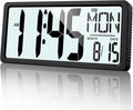 XREXS Large Digital Wall Clock Battery Operated