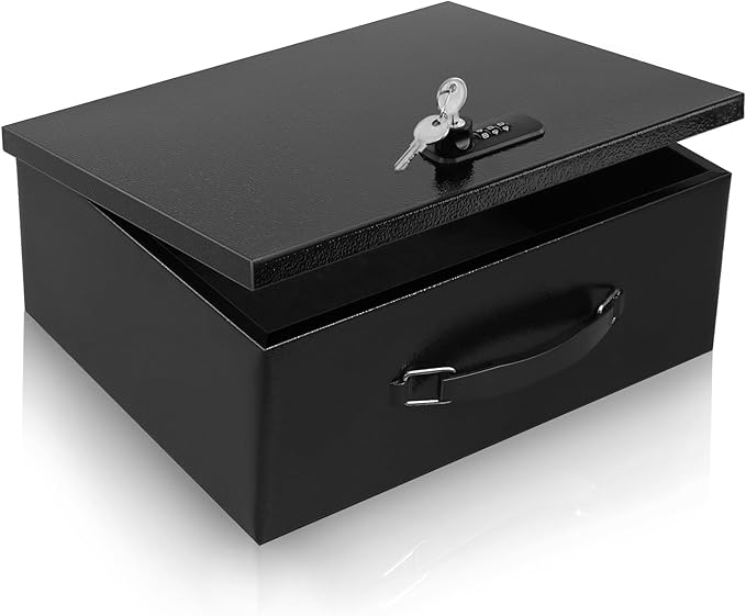 Dalmbox Portable Metal Safe Box