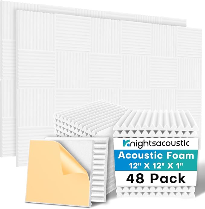 48 Pack Sound Proof Foam Panels