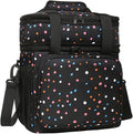 Expandable Insulated Lunch Box, Double Deck Lightweight Large Lunch Bag Tote