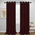 Easy-Going Blackout Curtains for Bedroom, Solid Thermal Insulated Grommet and