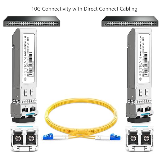 OPSTRAN 10GBASE-LR SFP+ Optical Transceiver Module Compatible (4 Pack)