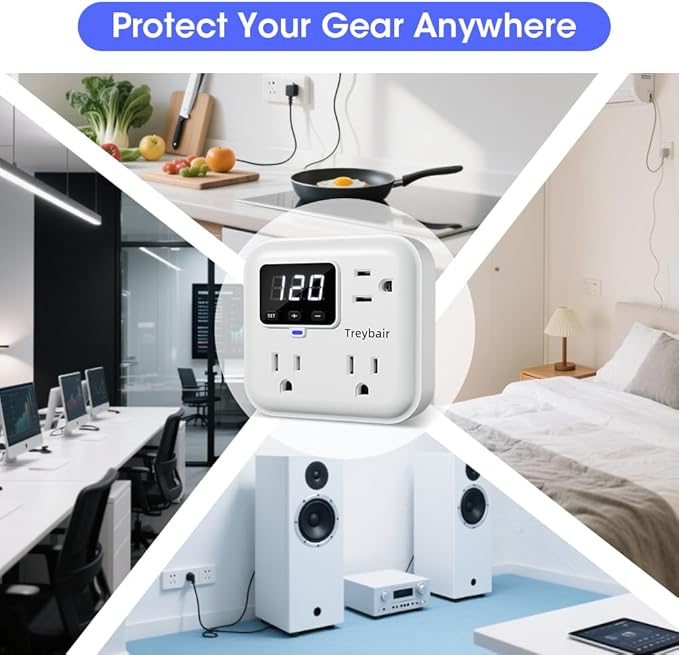 Surge Protector 3-Outlet Power Strip