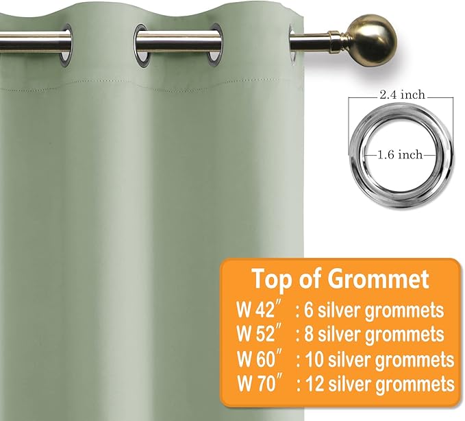 Hiasan Grommet Blackout Curtains