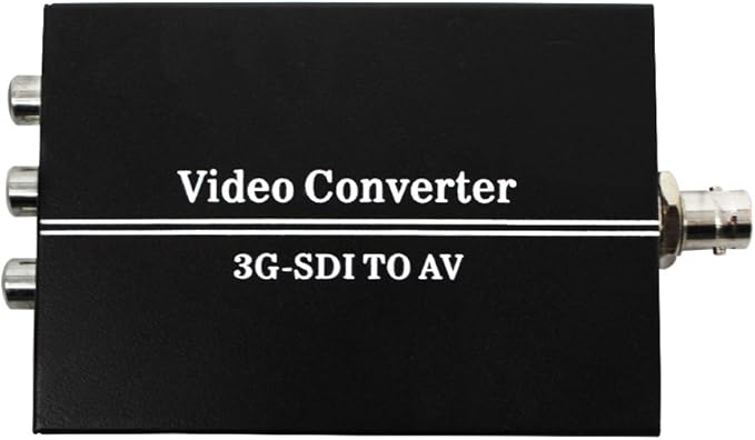 HDSUNWSTD HD 3G SDI to AV CVBS Video Converter Support 1080P L/R Audio Output