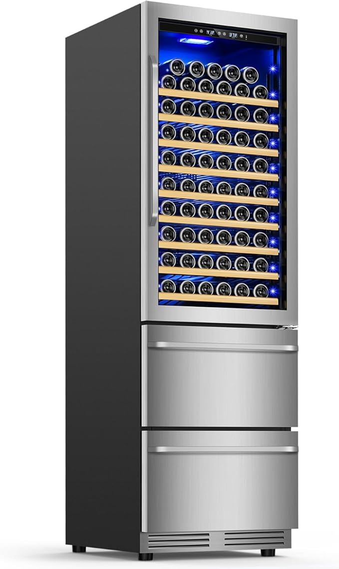 24 Inch Wide Wine and Beverage Refrigerator