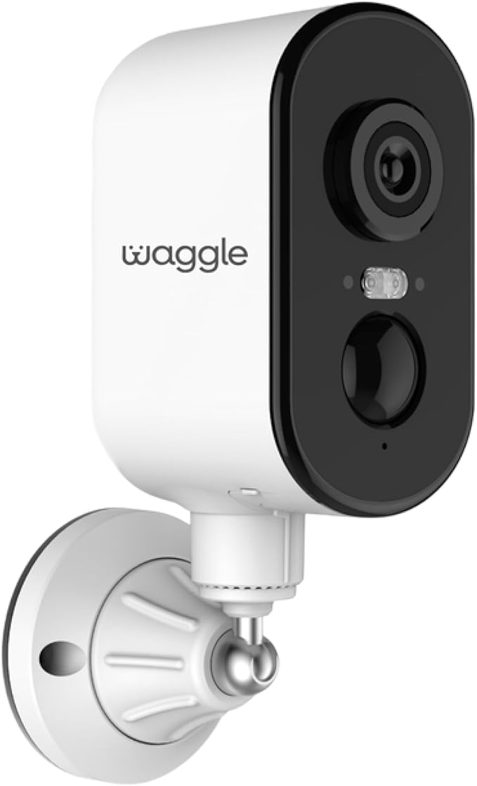Waggle 4G LTE Cellular Security Camera, 2K HD Pet Monitor, No WiFi, 9000mAh