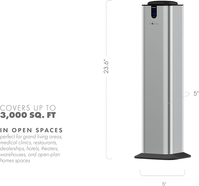 Aromely Smart Bluetooth Scent Diffuser, Aromatherapy Nebulizing Waterless