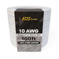 GS Power 100 Ft Duplex Marine Wire, 10 Gauge Wire, Oxygen-Free Tinned Copper 10