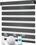 Smart Zebra Blinds for Windows, Alexa Motorized Blinds