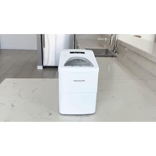 Frigidaire EFIC108 Counter top Portable, 26 lb per Day Compact Ice Maker Machine