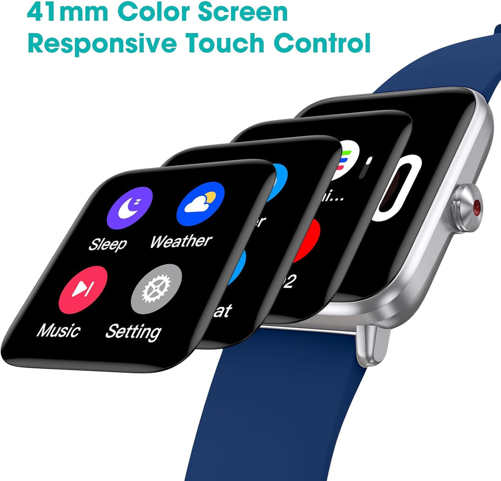 pedometer watch senior friendly no app no phone showing dimensions