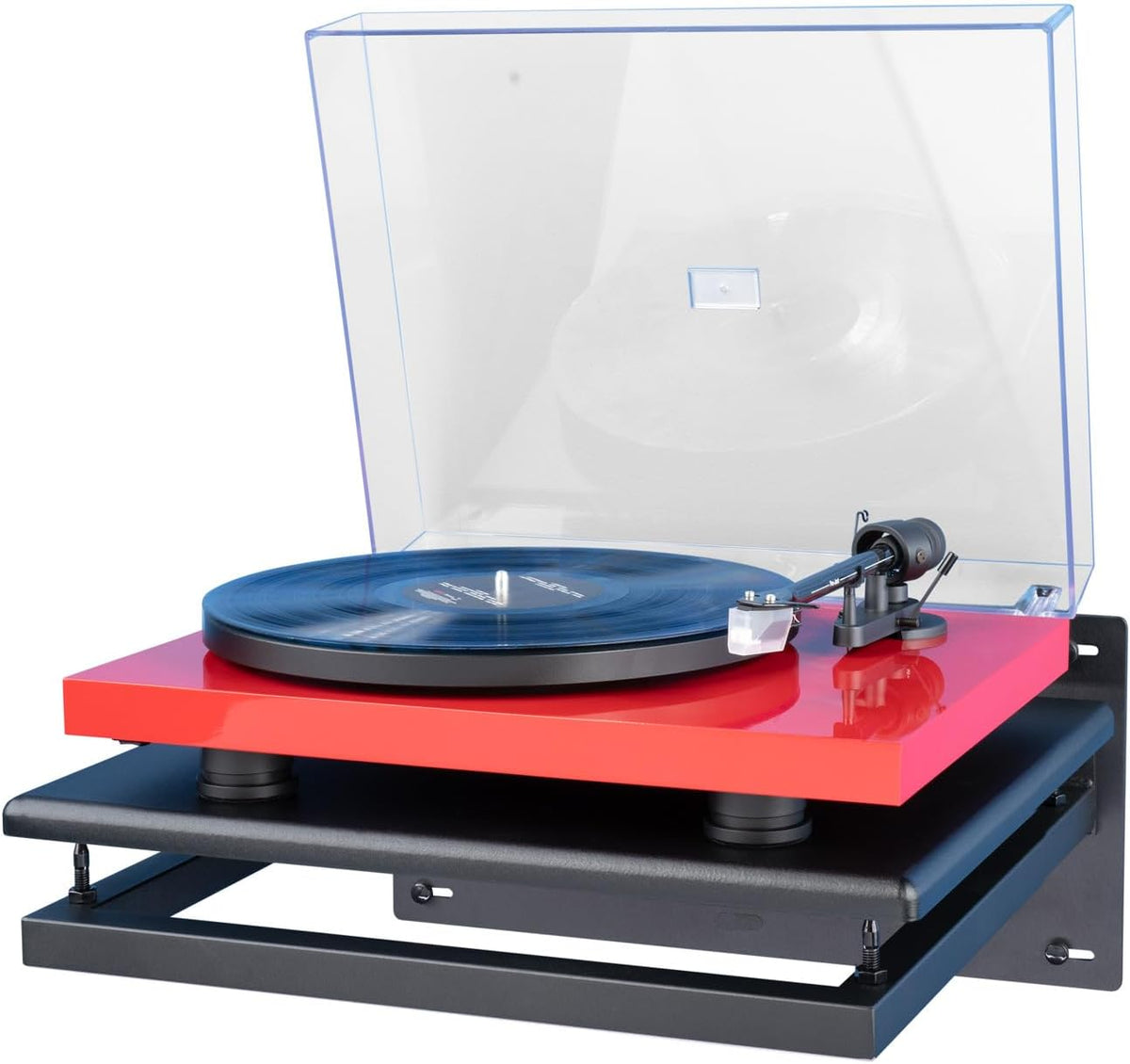 Pangea Audio Turntable Wall Mounted Premier SE Record Player Shelf MKII Black